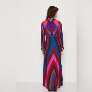 Farm Rio Magic Stripes Maxi dress. Multicolor